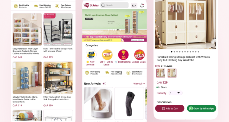 Qsales Online Shopping | E-commerce App