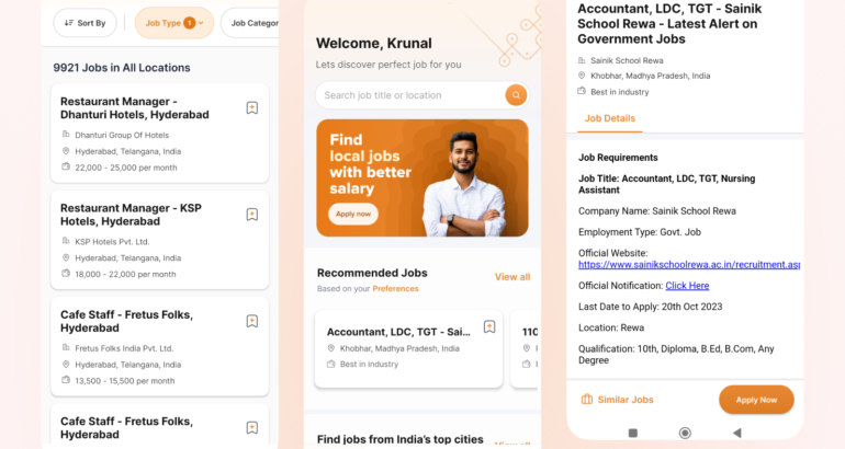 Vihu: Job Search App | Job Finder App